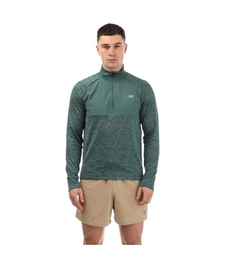 Haut Sport Heat Grid Homme Vert New Balance