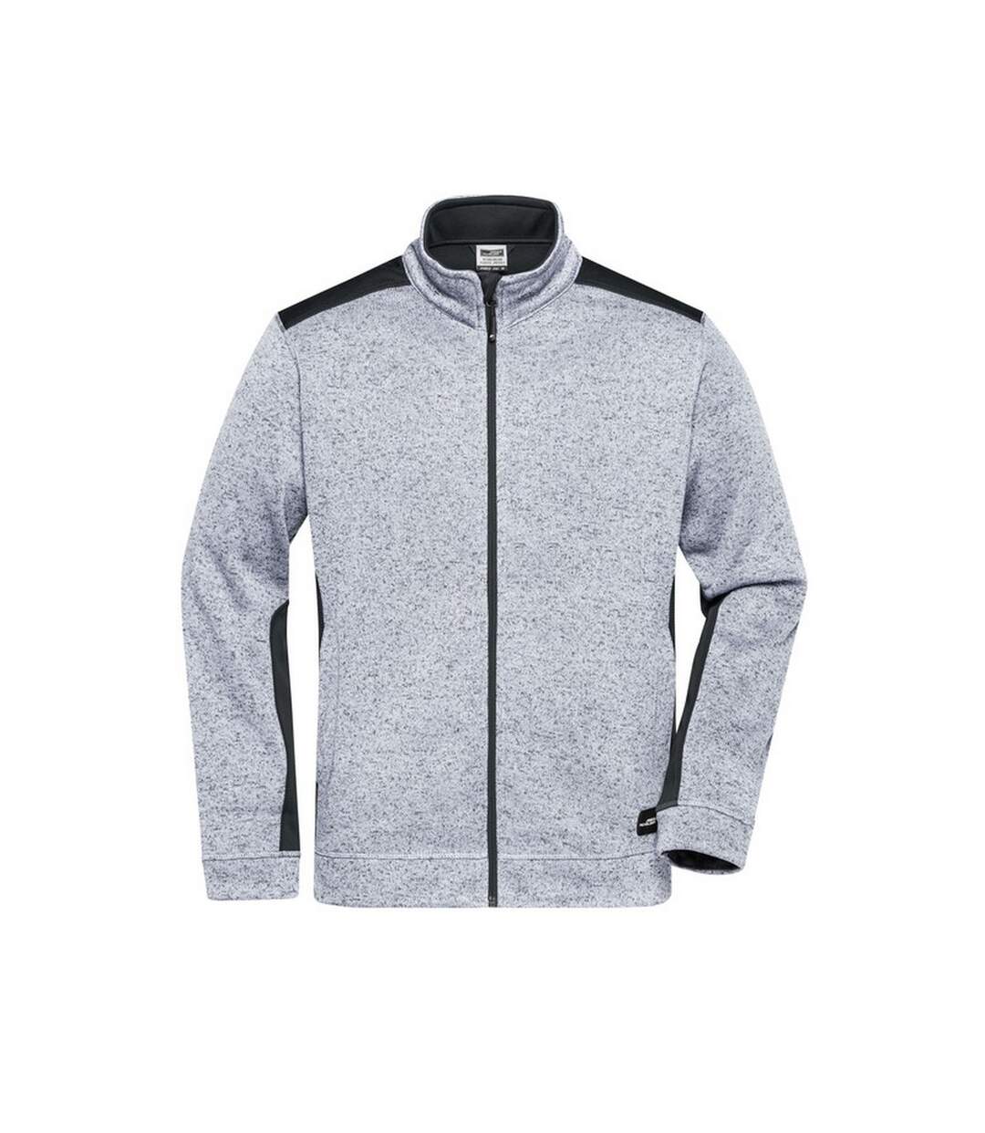 Veste Polaire Strong Homme Blanc Chiné Carbone James And Nicholson-1