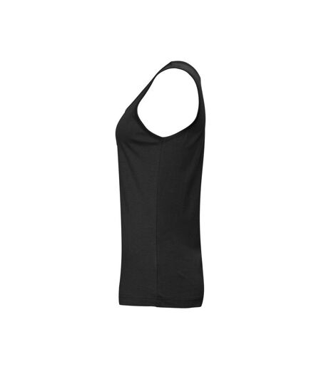 Womens/ladies Tank Top Black Cottover