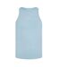 Womens/ladies Crew Neck Sleeveless Tank Top Turquoise Surf Puma-1
