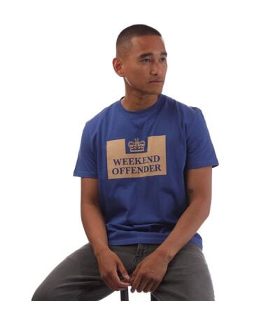 T-shirt Mcmoney Homme Bleu Roi Weekend Offender