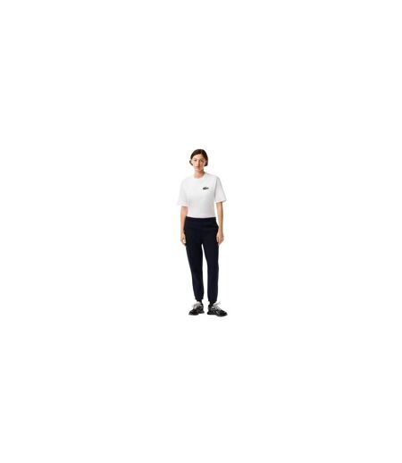 Womens/ladies Woven Relaxed Fit Joggers Navy Blue Lacoste