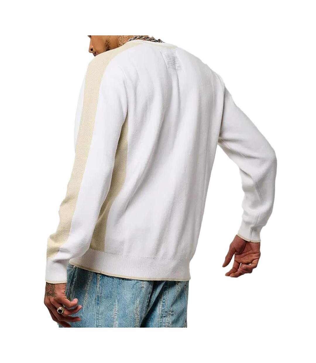 Pull blanc homme kaporal marus-2