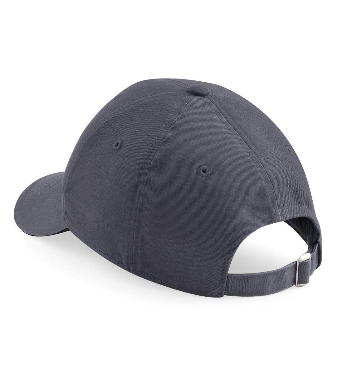 Adultes Unisex Athleisure Cotton Baseball Cap Graphite Noir Beechfield-2