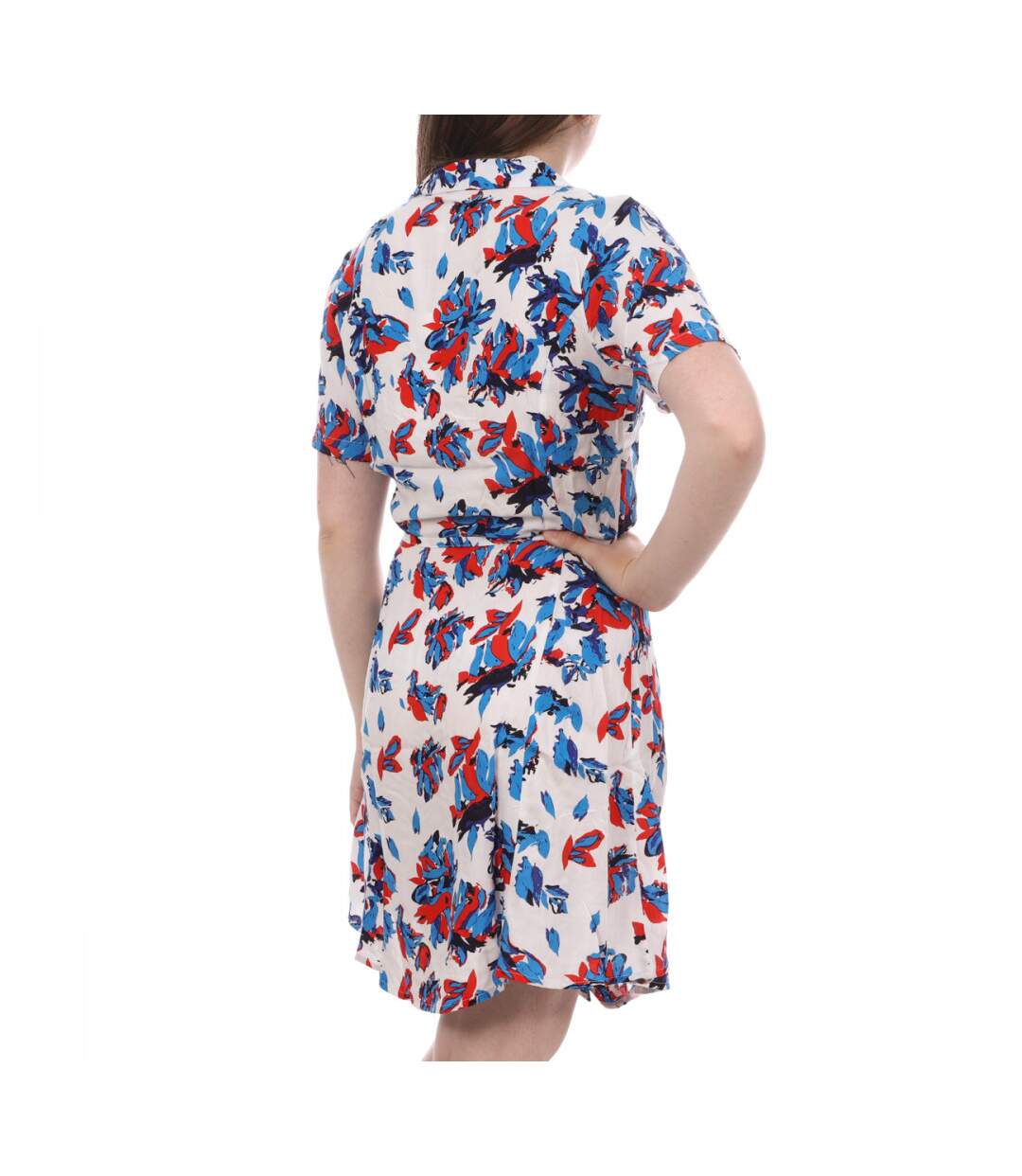 Robe Blanche/Bleu/Rouge Imprimé Femme JDY Starr