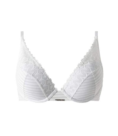 Soutien-gorge ampliforme coques moulées blanc Célia