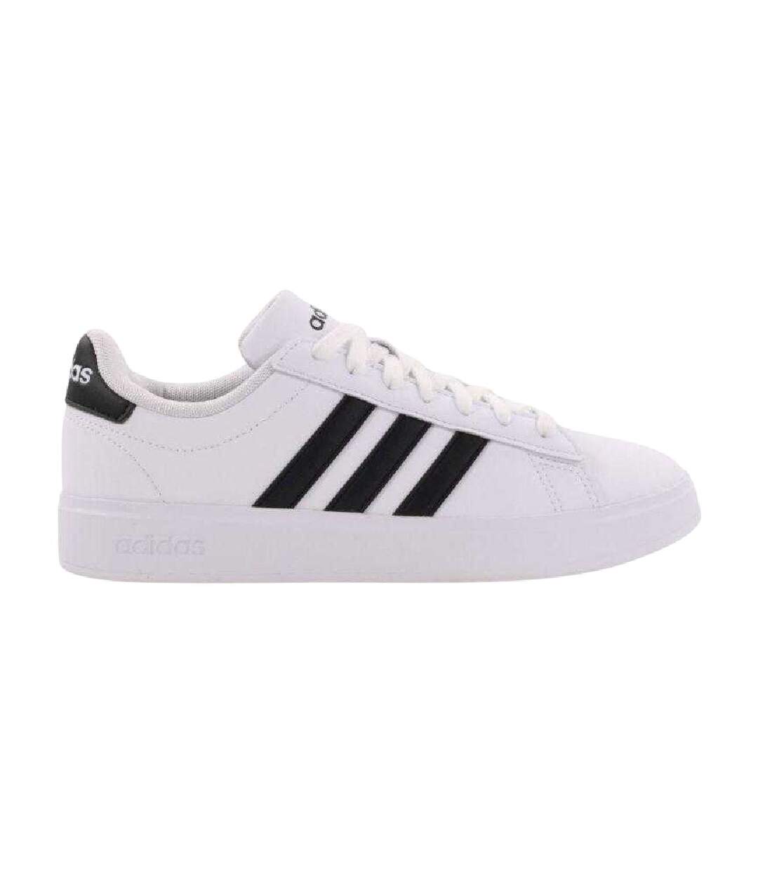 Baskets Grand Court 2.0 Homme Blanc Noir Adidas-1