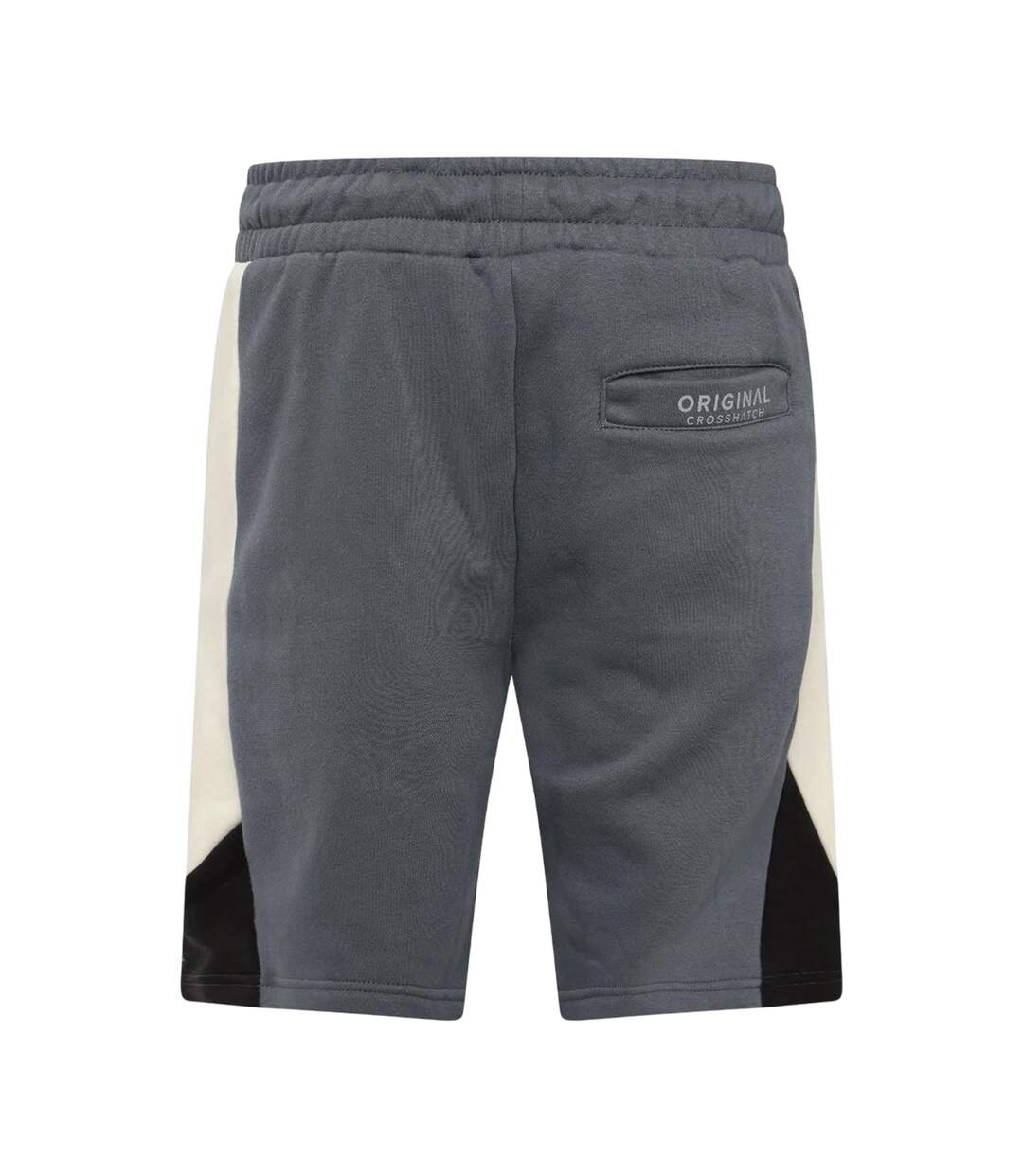 Mens Castlebay Sweat Shorts Slate Crosshatch-2