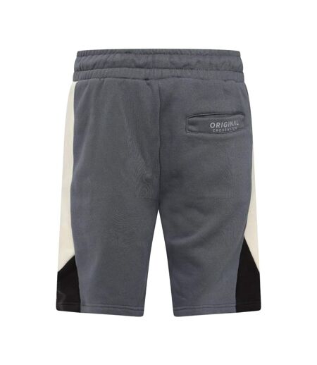 Mens Castlebay Sweat Shorts Slate Crosshatch