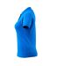 Womens/ladies Grasse Crossover Polo Shirt Azure Blue Mascot-3