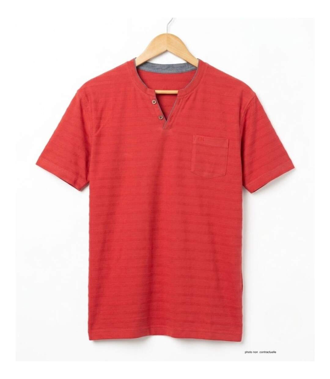 Tee - shirt  col ouvert A2108A-2