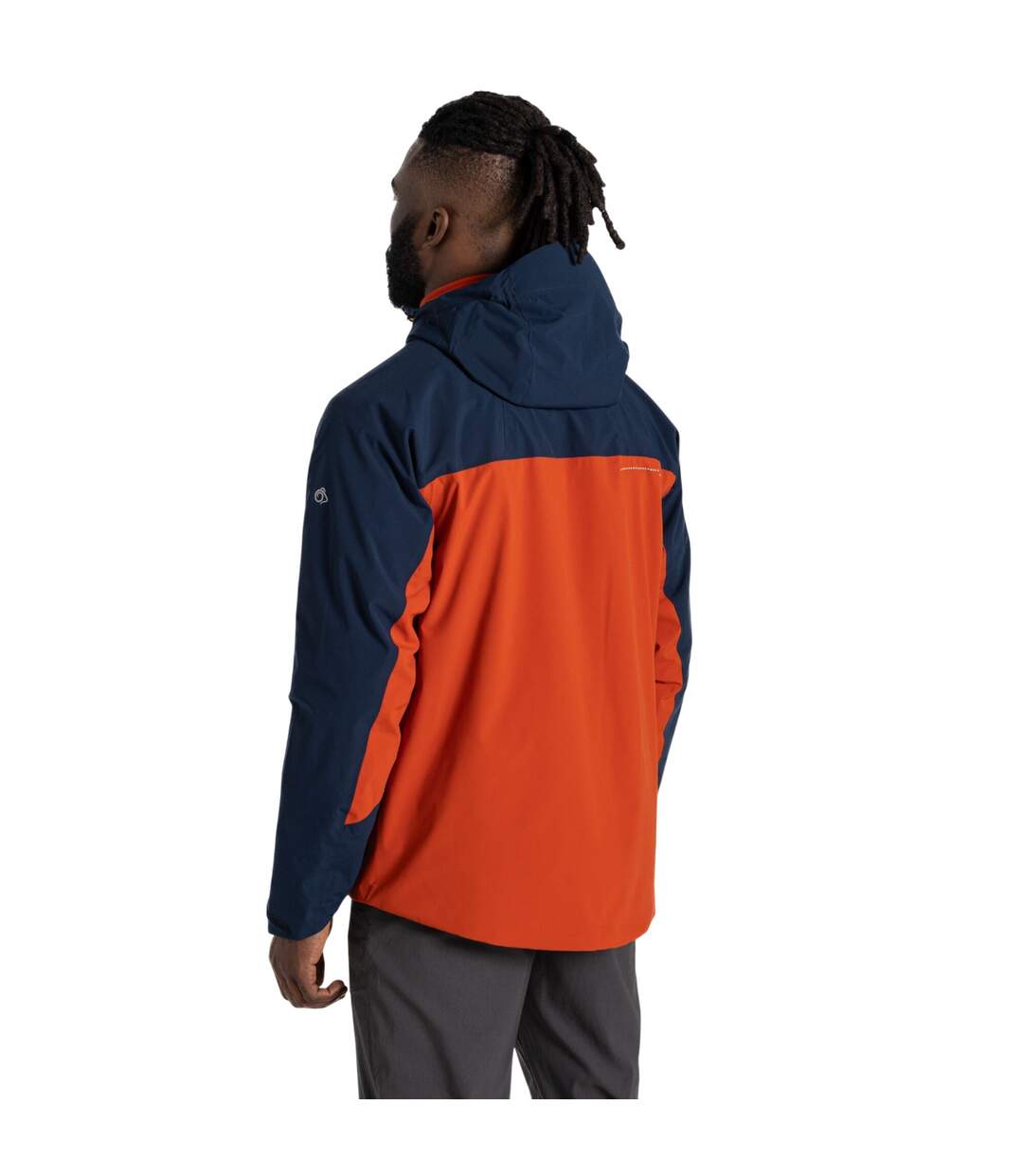 Veste imperméable diggory homme bleu marine / rouge orangé Craghoppers-2