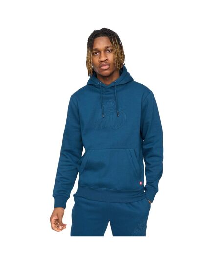 Mens Tonally Brushed Fleece Oversized Hoodie Teal Kings Will Dream