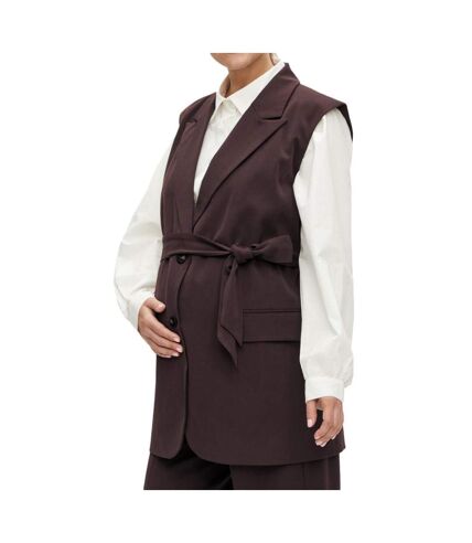 Cardigan Marron Femme Mamalicious Lora - L