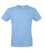 Tee-shirt B&c Mens #e150 Bleu Ciel B And C-1