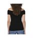 T-Shirt noir femme jdy fransiska 15344028 - l-2