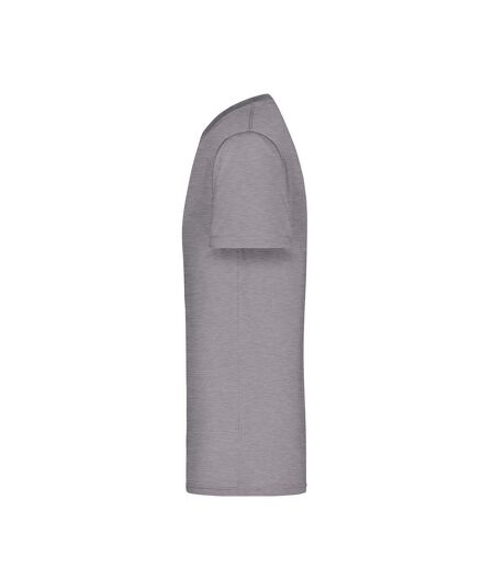 T-shirt Active Homme Gris Clair Chiné James And Nicholson