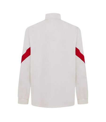 Mens England Red Roses Anthem Jacket White Red Castore