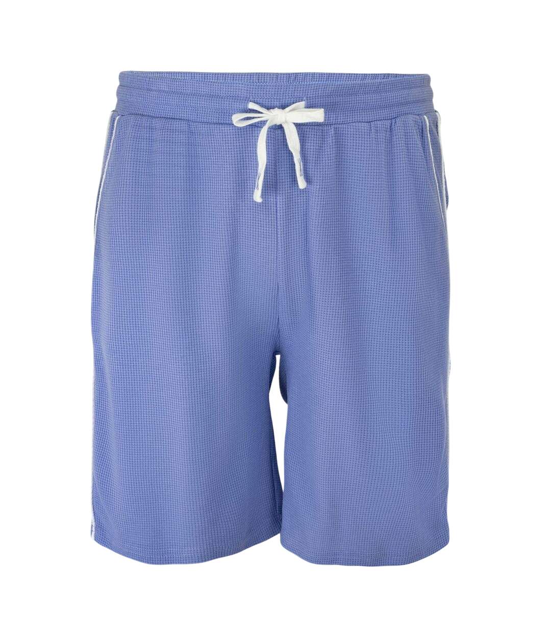 Mens Cotton Blend Shorts Light Blue Fabric-1