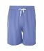 Mens Cotton Blend Shorts Light Blue Fabric-1