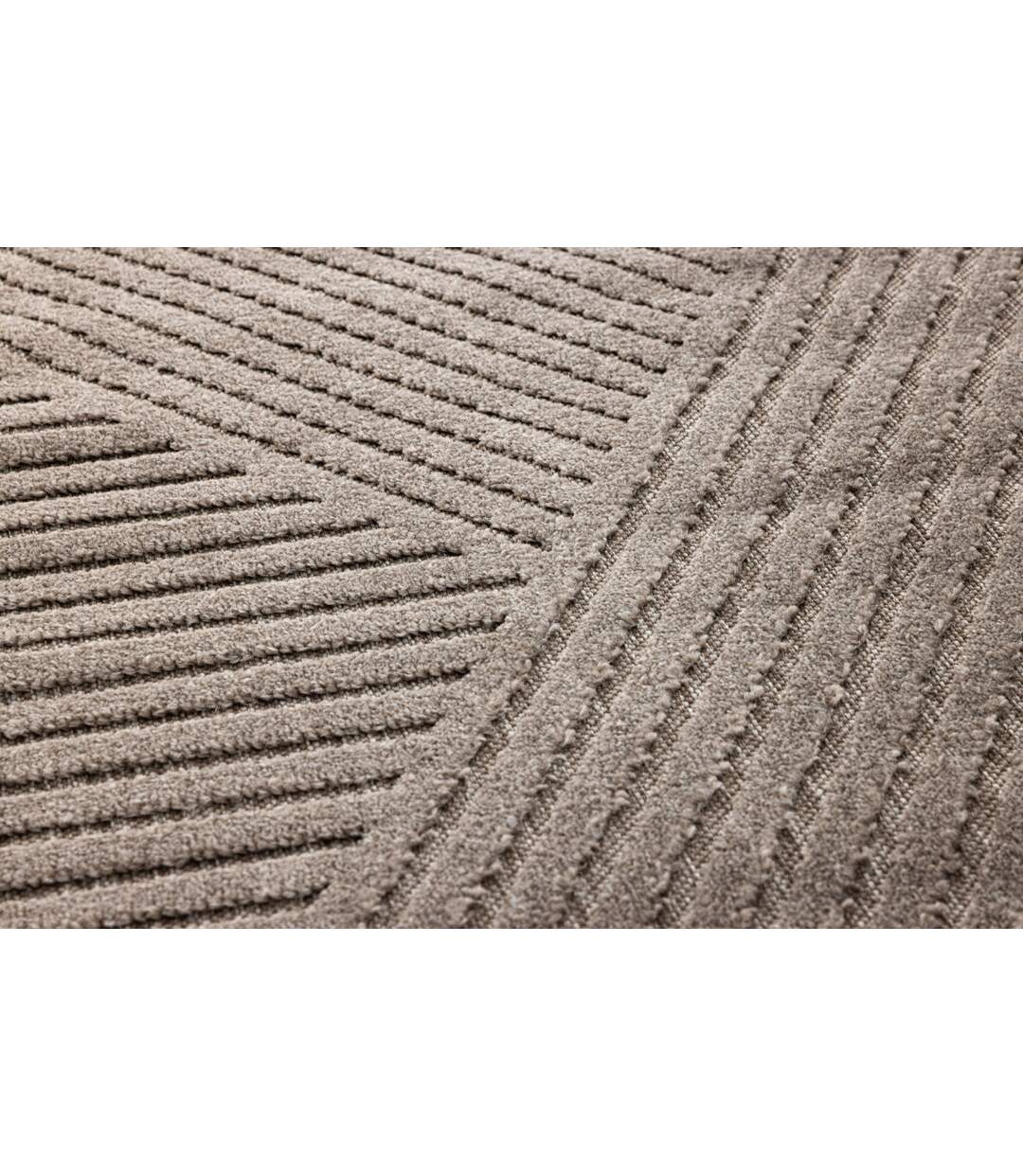 Tapis Déco Aron Solar 160x230cm Marron-3