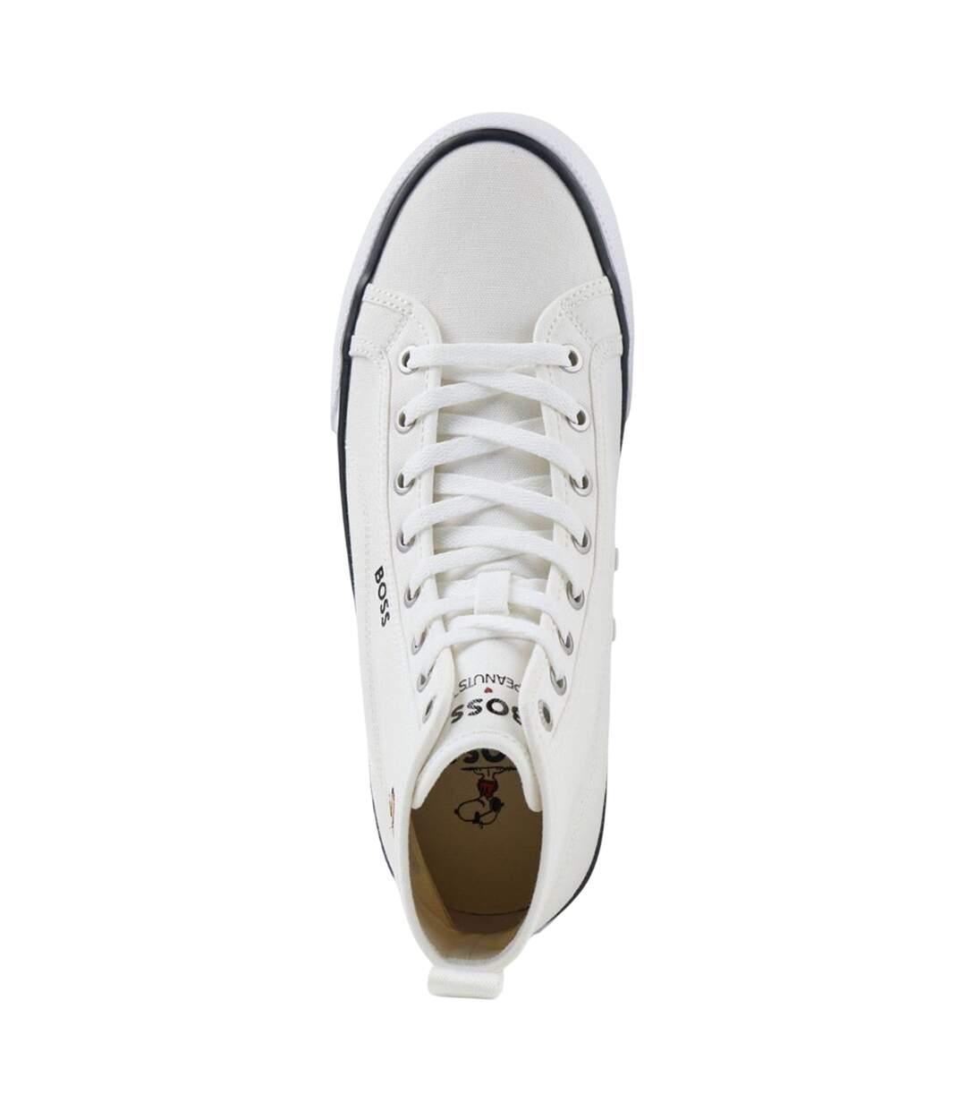 Baskets Aiden Homme Blanc Boss-4