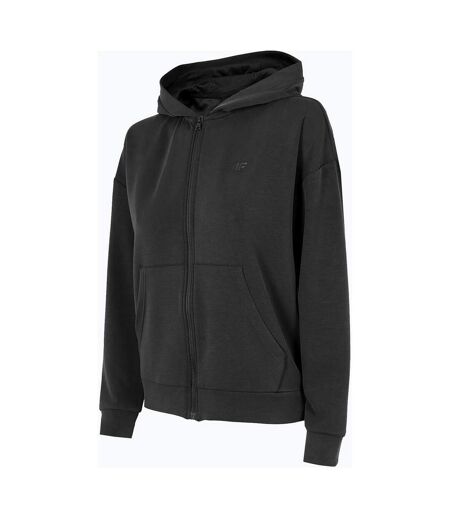 Sweat À Capuche H4z22 Bld041 Femme Noir 4F