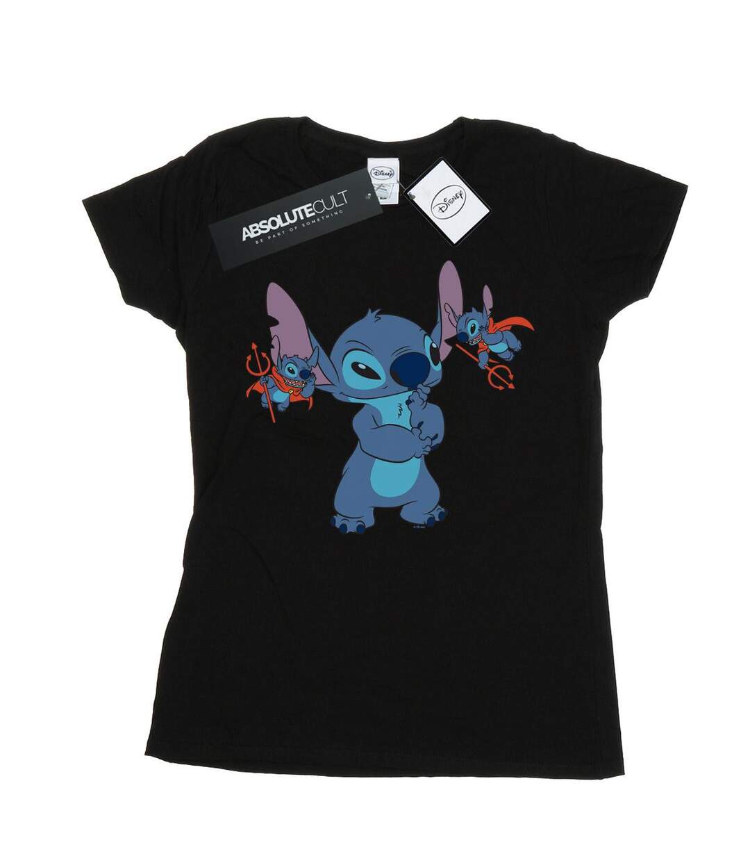 Disney T-shirt en coton Femmes/Ladies Lilo And Stitch Little Devils (Noir) - UTBI15496-1