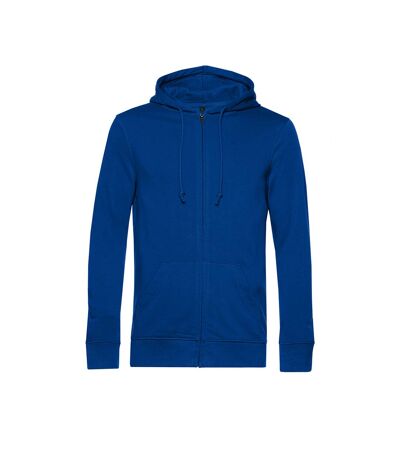 Veste à capuche organic homme bleu roi B&C