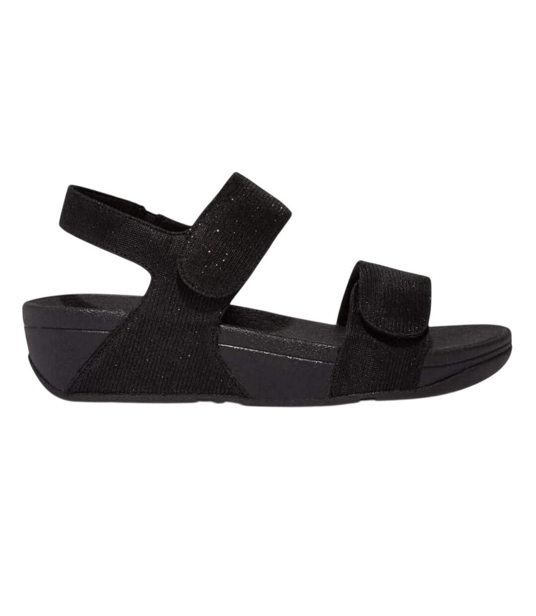 Sandales Motif/style Ajustable Lulu Shimmerlux Femme Tout Noir FitFlop-1
