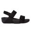 Sandales Motif/style Ajustable Lulu Shimmerlux Femme Tout Noir FitFlop-1