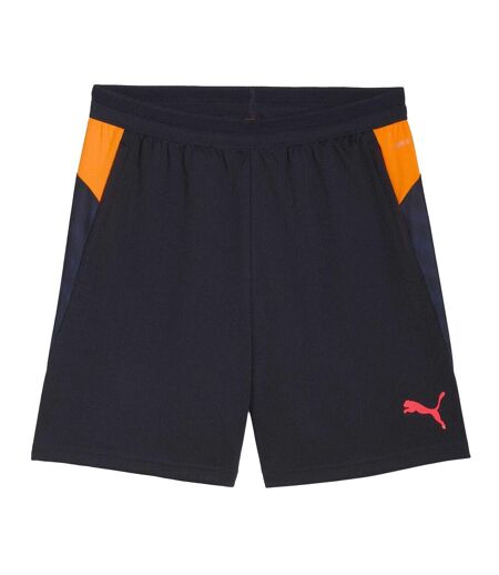 Mens Cup Shorts Navy Orange Puma