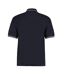 Mens st mellion classic polo shirt navy/white Kustom Kit-2