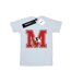Disney Femme/Les femmes Mickey Mouse Running Cotton Boyfriend T-Shirt (Blanc) - UTBI38091-1