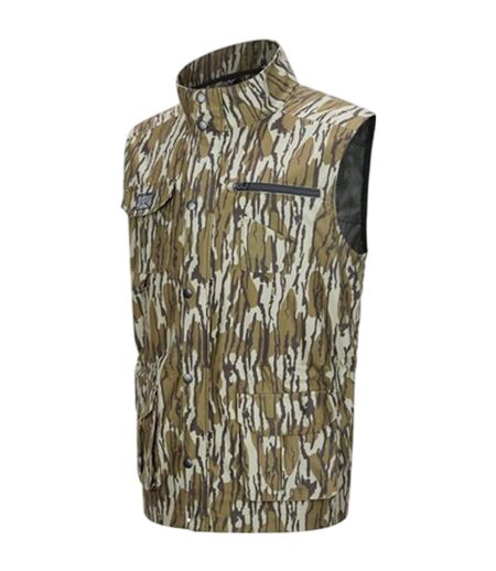 Veste Sans Manches Motif/style Camouflage Homme Kaki Diem