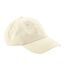 Casquette de baseball adulte beige pâle Beechfield