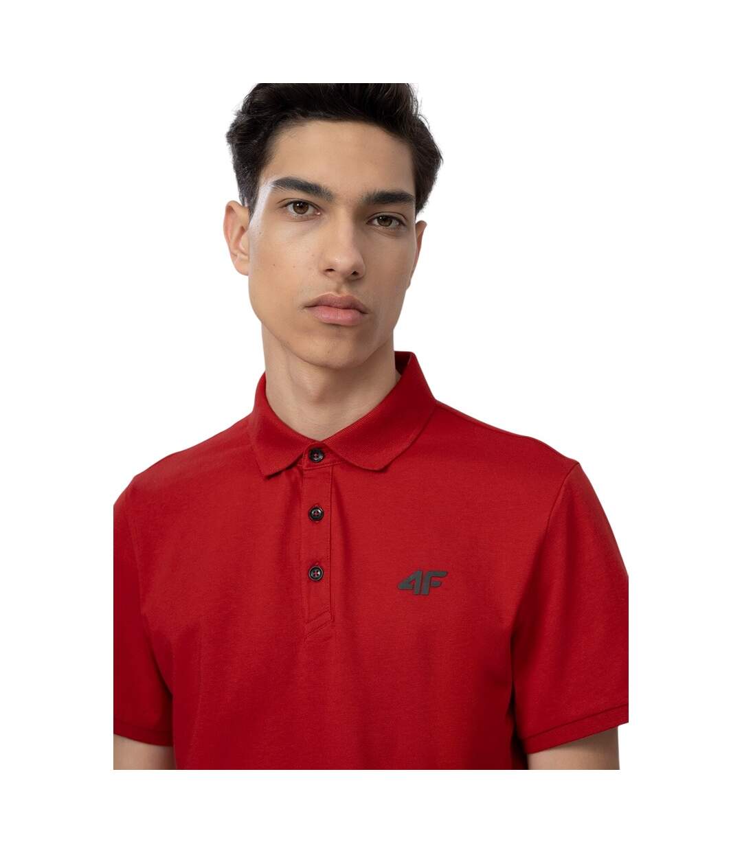 Polo H4l22 Tsm355 Homme Rouge 4F-4
