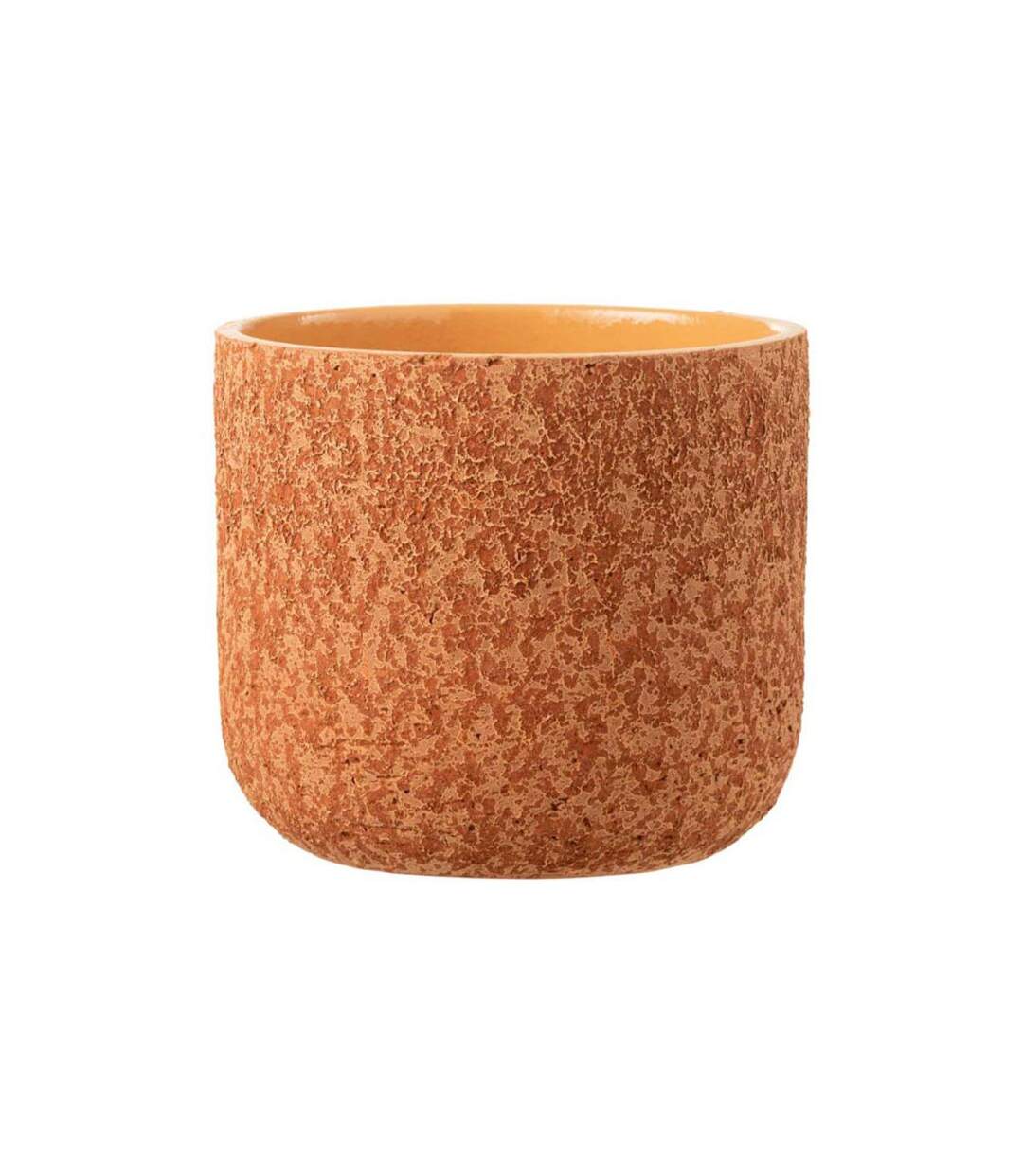 Cache-Pot Design Rugueux 25cm Terracotta-1