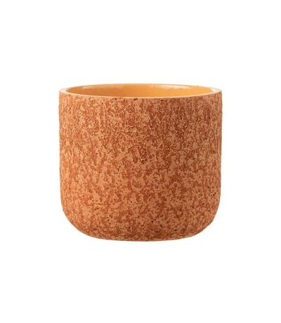 Cache-Pot Design Rugueux 25cm Terracotta