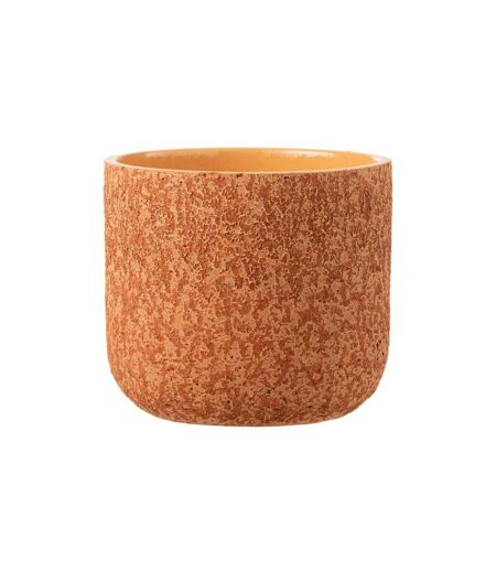 Cache-Pot Design Rugueux 25cm Terracotta