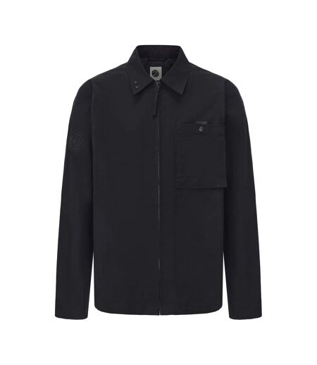Mens Nylon Overshirt Black Pretty Green