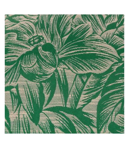 Wylder Nature Grantley Jacquard Piped Throw Pillow Cover (Emerald) (50cm x 50cm) - UTRV3218
