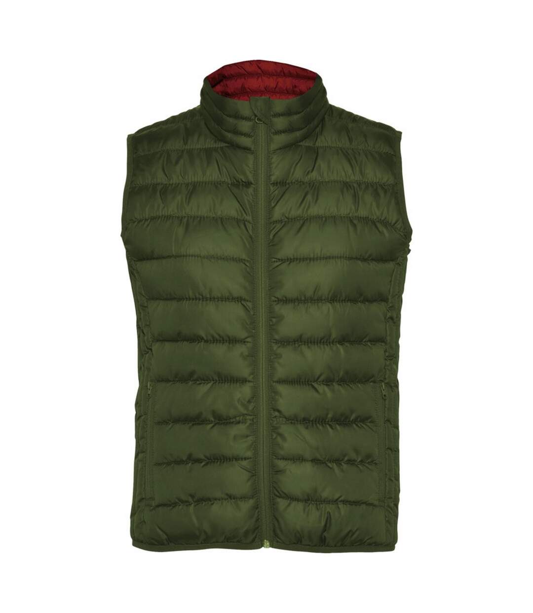 Womens/ladies Oslo Insulated Body Warmer Military Green Roly-1