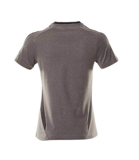 Womens/ladies Accelerate T-shirt Dark Anthracite Black Mascot