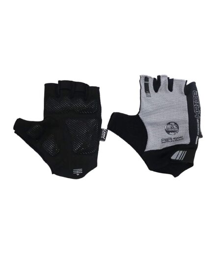 Unisex Adult Snug Fit Cycling Gloves Grey Black Six Peaks