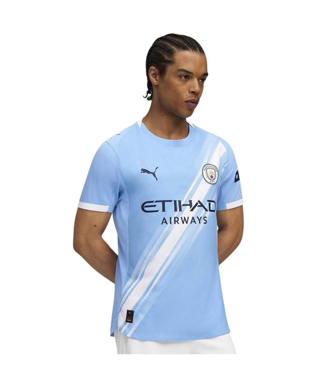 Mens Authentic 25/26 Manchester City Fc Home Jersey Blue Puma-4