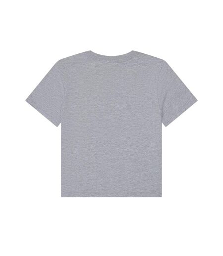 T-shirt Femme Gris Clair Chiné Bella + Canvas