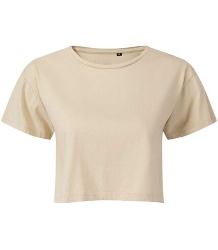 T-shirt court crop top - Femme - TR019 - beige nude