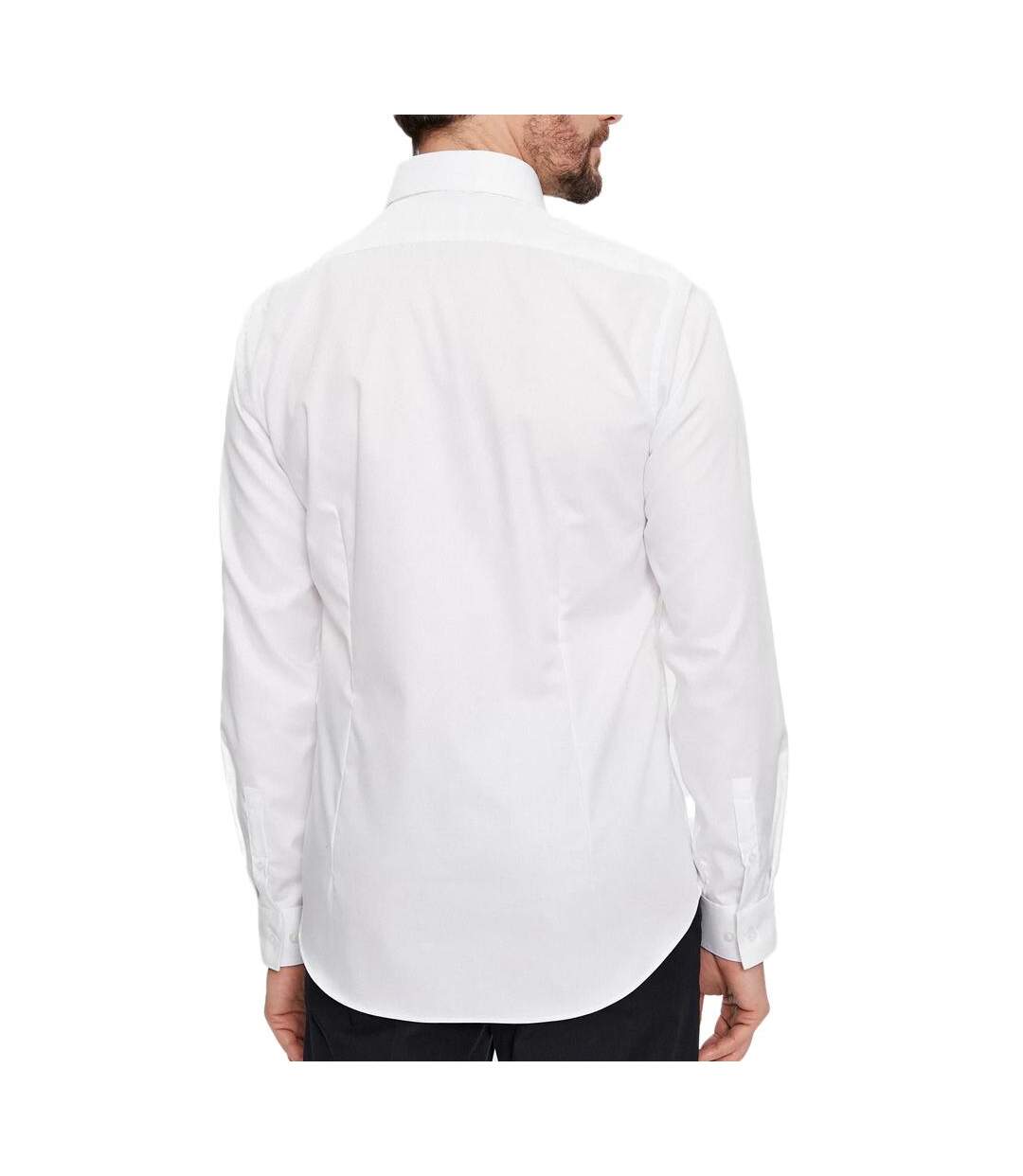 Chemise blanche homme calvin klein jeans twill easy care slim - 38-2
