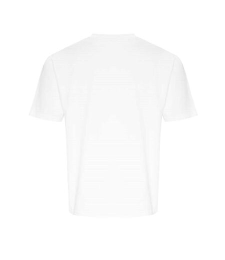 Unisex Adult Arrow Heavy Oversized T-shirt White Ecologie
